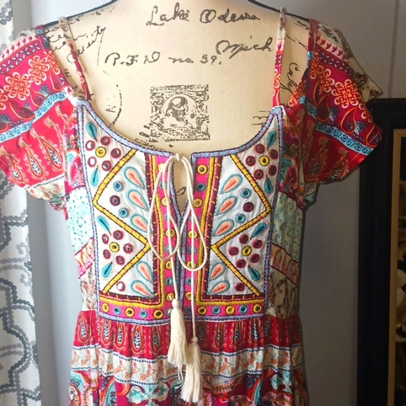 Magic Ladies Dress Sz L - Picture 2 of 6